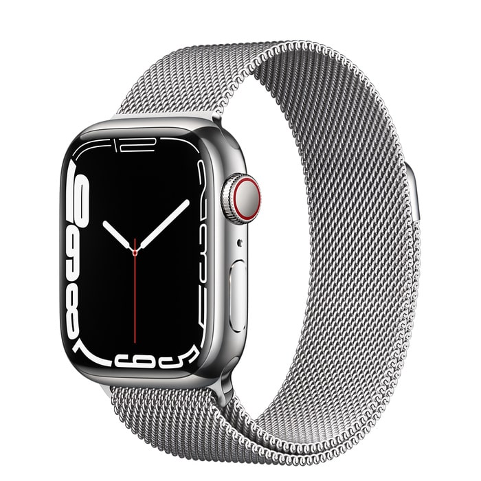 Купить Apple Watch Series 7 45mm Silver Milanese Loop