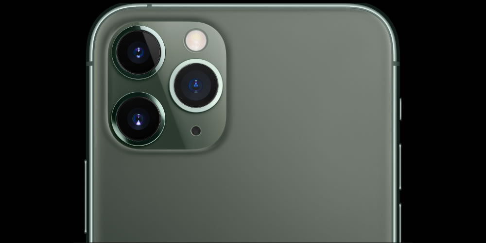 iPhone 11 Pro крупный план сзади