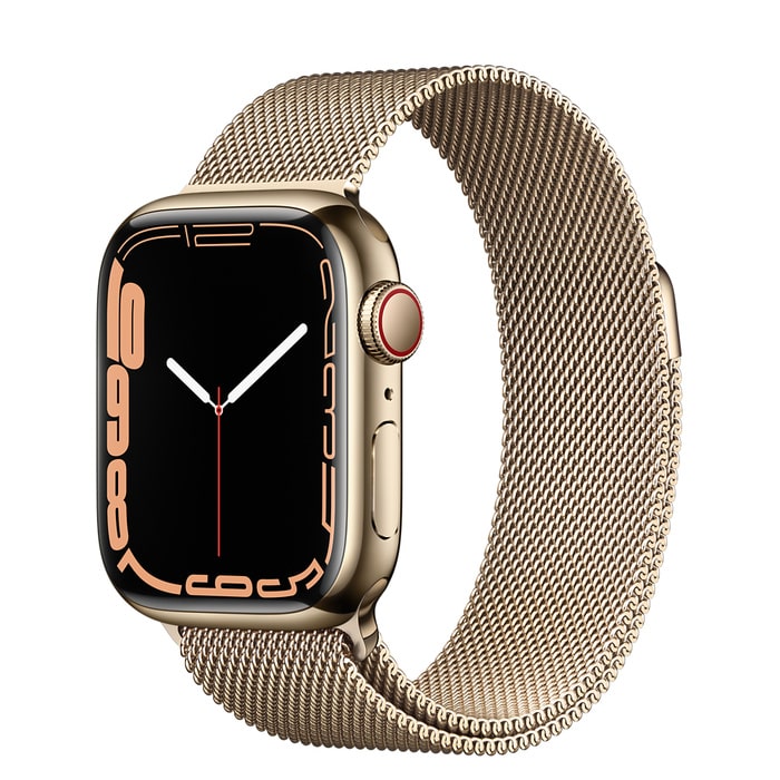Купить Apple Watch Series 7 41mm Gold Milanese Loop