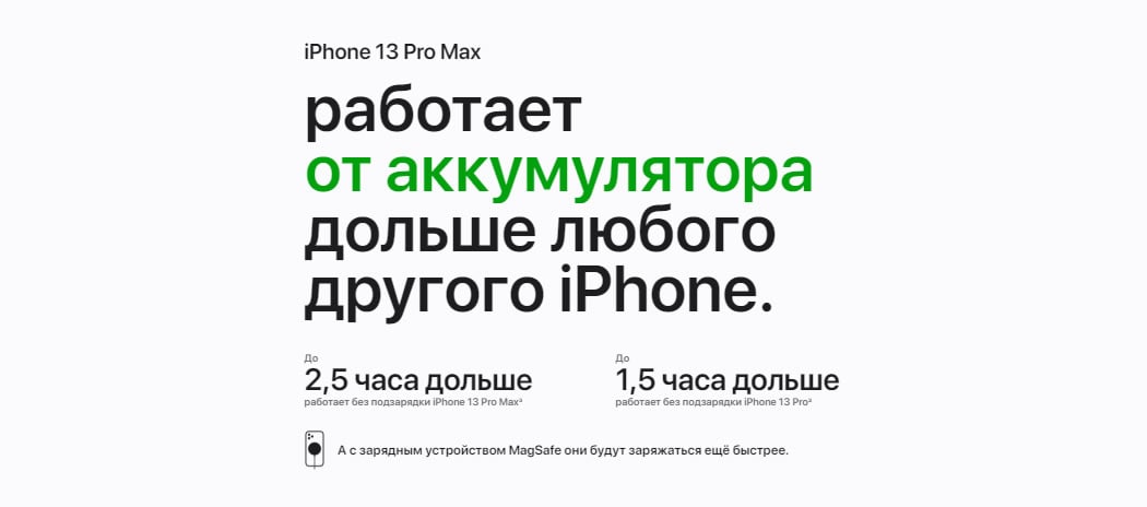 iPhone 13 Pro акб